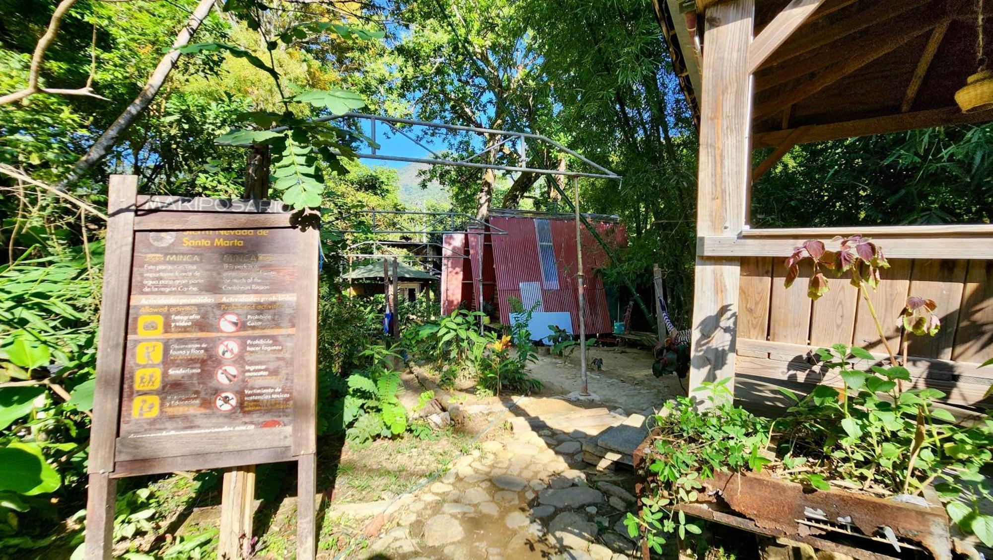 Hostal Las Mariposas Minca Luaran gambar